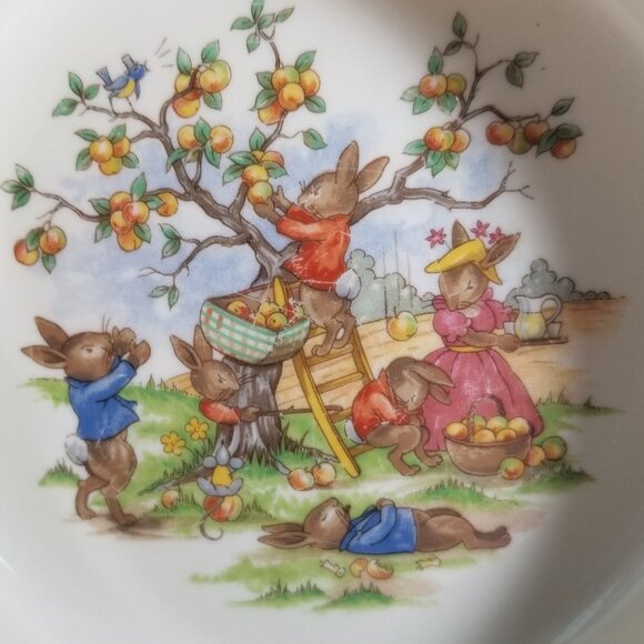 Bunnykins Children’s 3-Pcs Dish Set Bone China Royal Doulton England Collectable - Picture 14 of 16